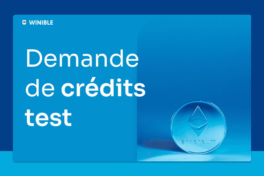 Banner for Demander des crédits de test gratuits